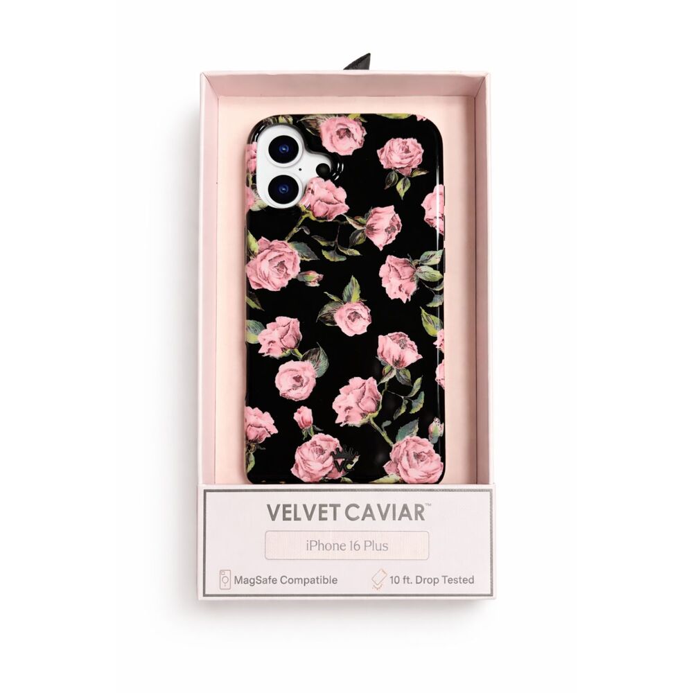 Velvet Caviar iPhone 16 Plus Case NIB Pink Rose Floral MagSafe Drop Tested